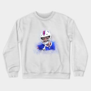 BUFFALO BILLS PLAYER-DAWSON KNOX-FAN ART Crewneck Sweatshirt